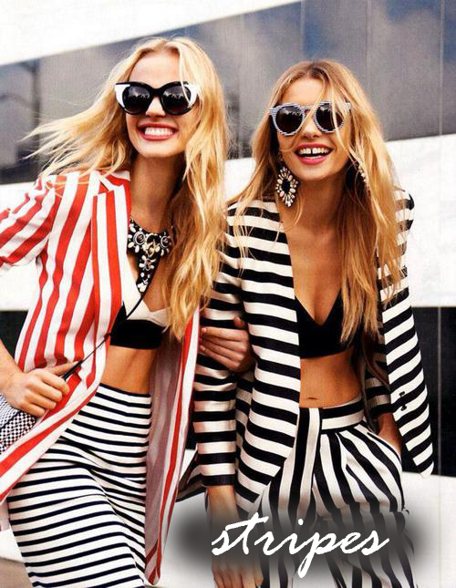 (Black and) White Stripes