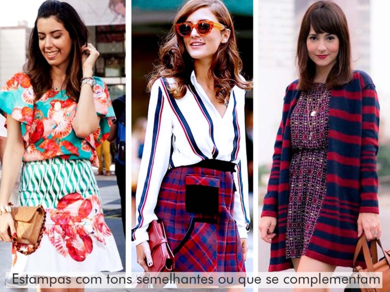 Como Combinar Estampas - Mix de Estampa Moda e Tendências