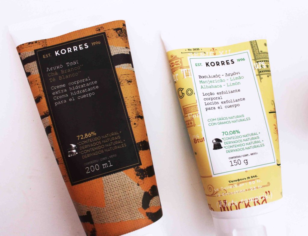 Resenha Hidratante de Chá Branco Korres Produtos de Beleza