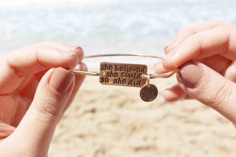 Bracelete She Believed She Could So She Did