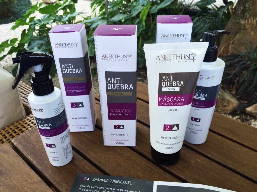 Aneethun Antiquebra Therapy Shampoo Mascara Spray Selante