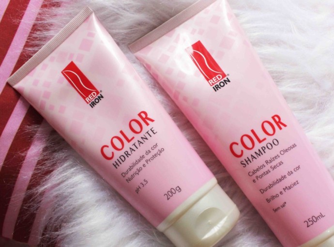 Resenha Red Iron Color Cabelos Coloridos - Shampoo Condicionador Hidratante