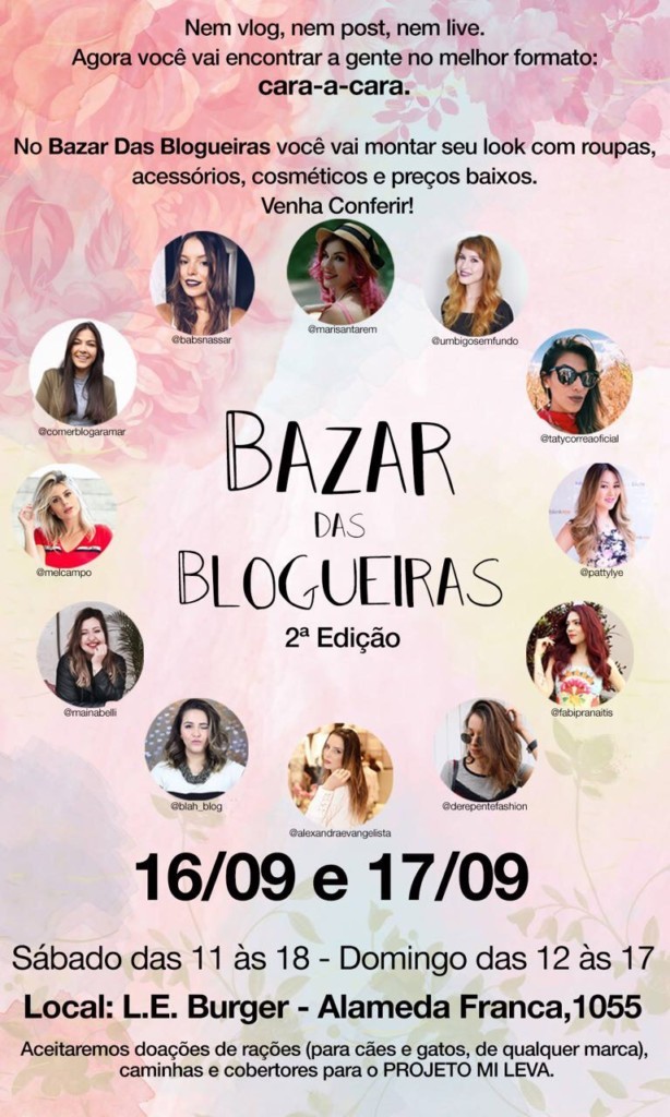 Bazar das Blogueiras São Paulo