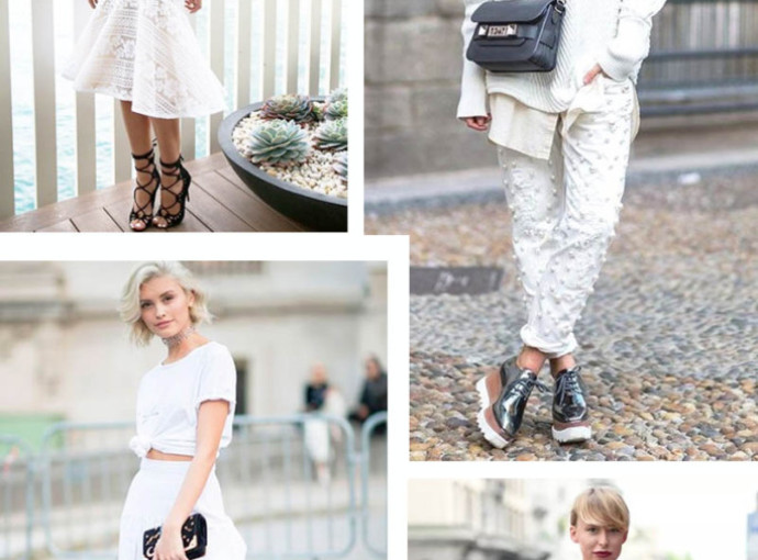 Como Usar Looks All White - Tendências de Moda Looks em Branco