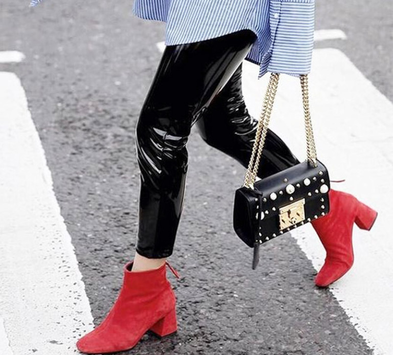 Como Usar Bota Vermelha - Tendências Sapatos Inverno 2018
