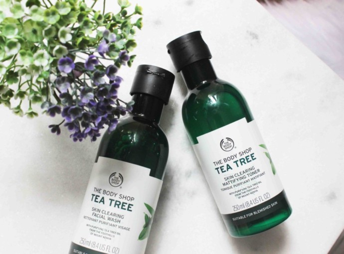 Resenha Tea Tree The Body Shop - Gel de Limpeza Facial e Tônico Refrescante -Produtos para Peles Oleosas