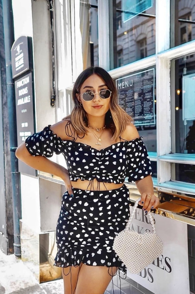 Looks com estampa de poá - looks estilosos com poás