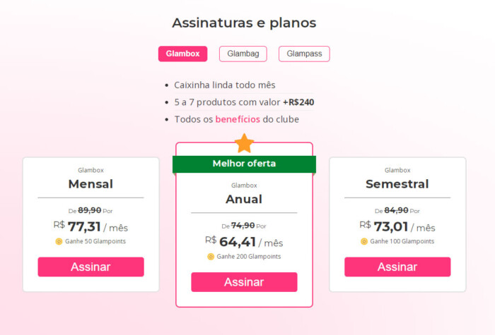 GLAMBAG SETEMBRO 2023 - MINHA QUARTA EDIÇÃO - CUPOM ANAB03058