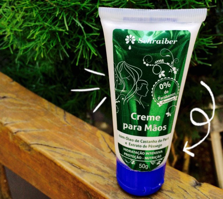 Creme de mao vegano schraiber - produtos de beleza cruelty free