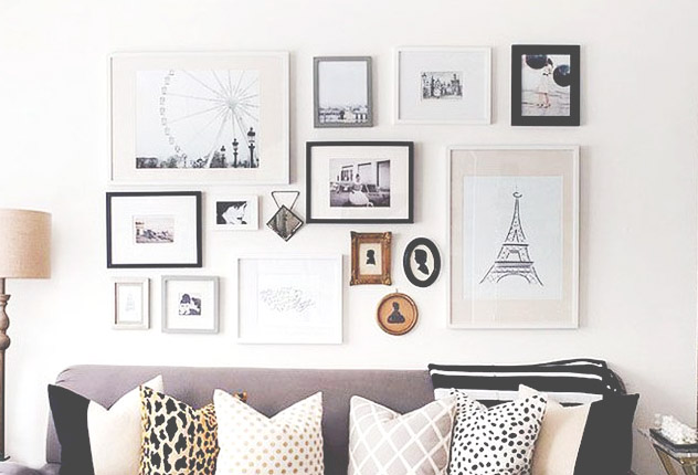 Dicas Decoração com Quadros - Gallery Wall