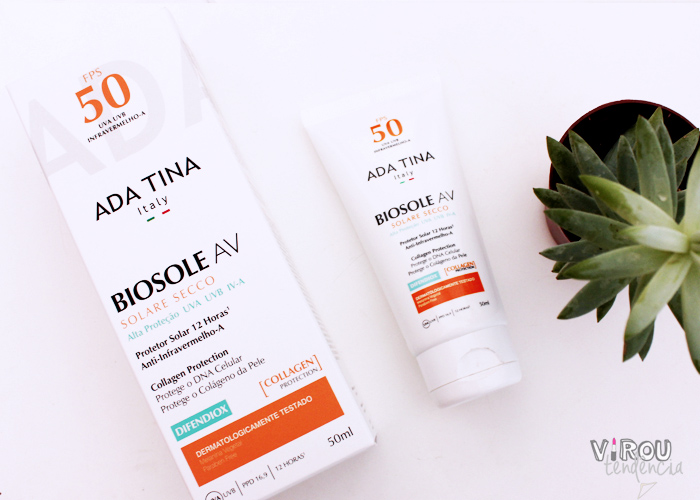 Resenha Protetor Solar Biosole Av Solare Secco Ada Tina