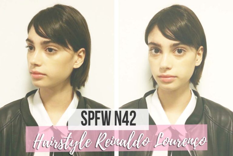 Beleza Desfile Reinaldo Lourenço Inverno 2017