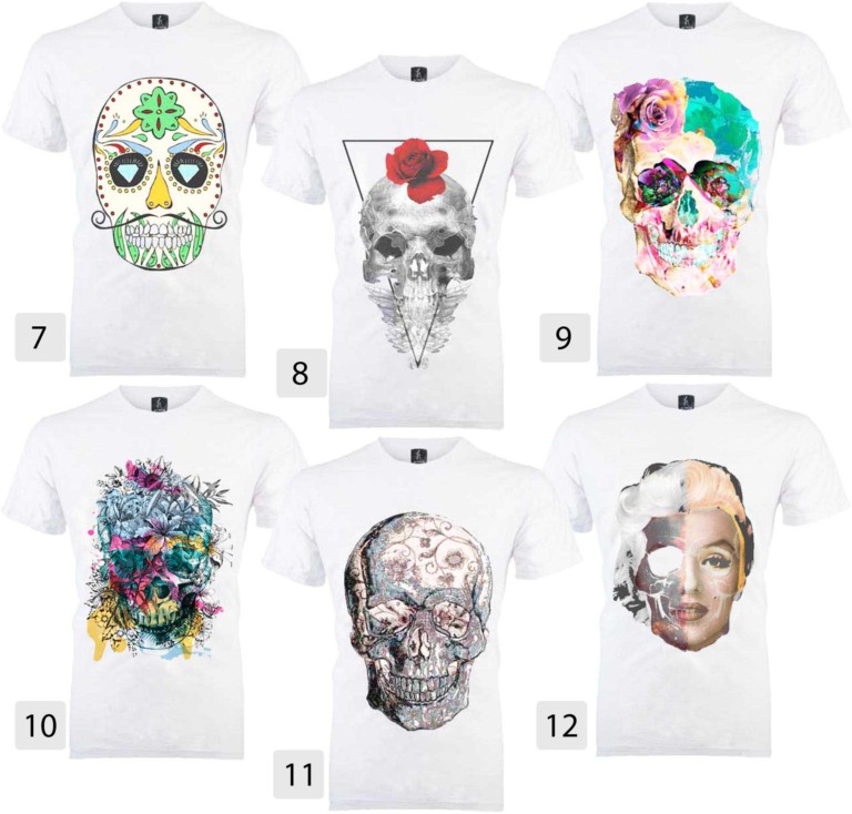 Comprar Camiseta Caveira Feminina- Camiseta Caveira Mexicana, Camiseta Caveira Marilyn Monroe