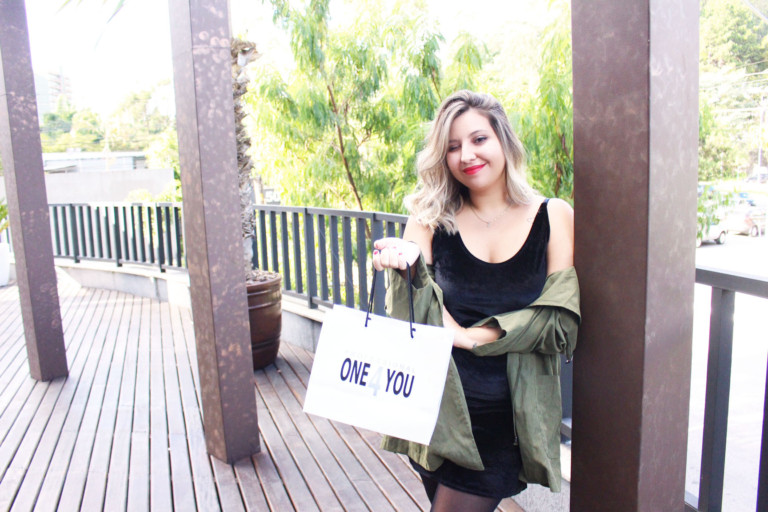 Produtos One4You Hidratação no salão Studio Corsica - Evento Blogueiras