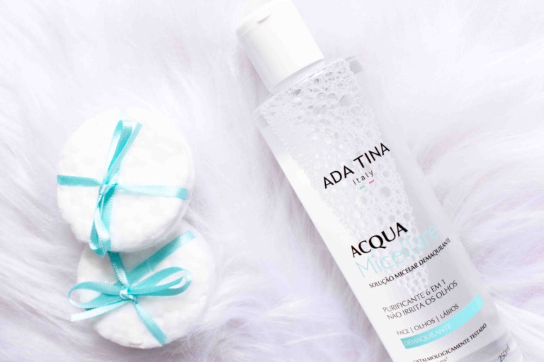 Água Micelar Ada Tina Resenha - solução micelar demaquilante Acqua Micellare 6 em 1