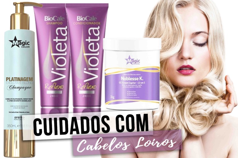 Cuidados Cabelos Loiros Ressecados
