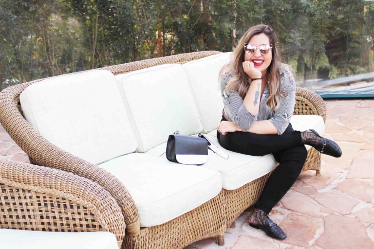 Look com Flat Mule