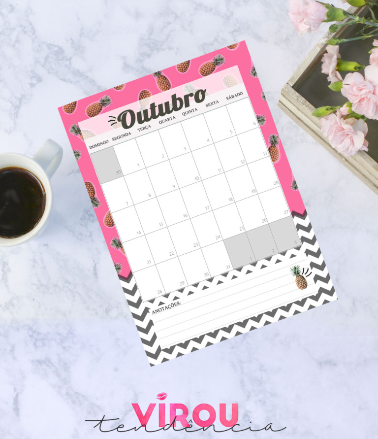 Planner 2018 para Imprimir-Planner 2018 para Download Gratuito