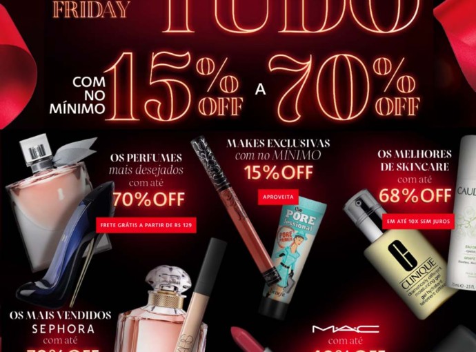 Sephora Black Friday 2017 Produtos de Beleza