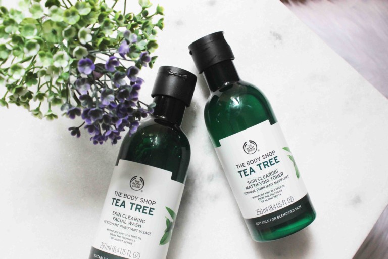 Resenha Tea Tree The Body Shop - Gel de Limpeza Facial e Tônico Refrescante -Produtos para Peles Oleosas