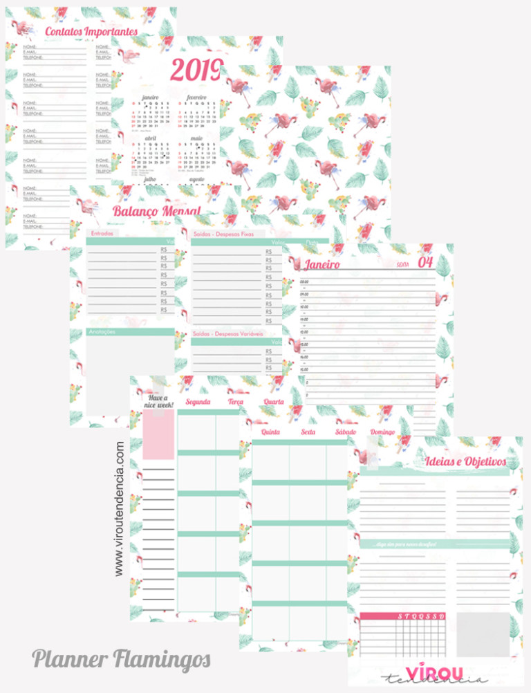 Planner 2019 para Download: 8 opções de planners digitais completos para ajudar na sua organização e produtividade em 2019