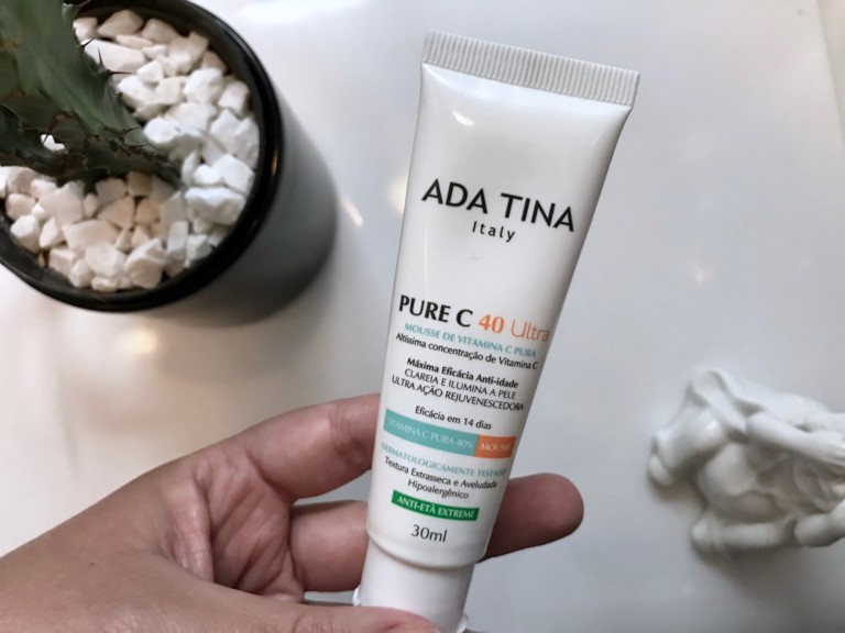 Resenha Ada Tina Pure C 40 Ultra - mousse anti-idade com vitamina C