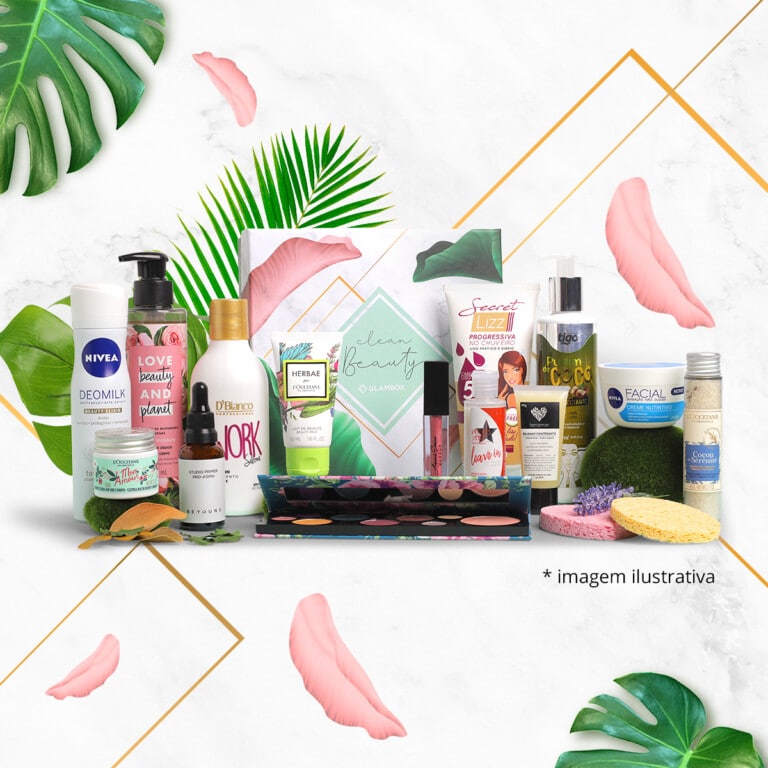 cupom de desconto glambox outubro 2020 - cupom glambox clean beauty outubro 2020 - cupom glambox mensal semestral e anual