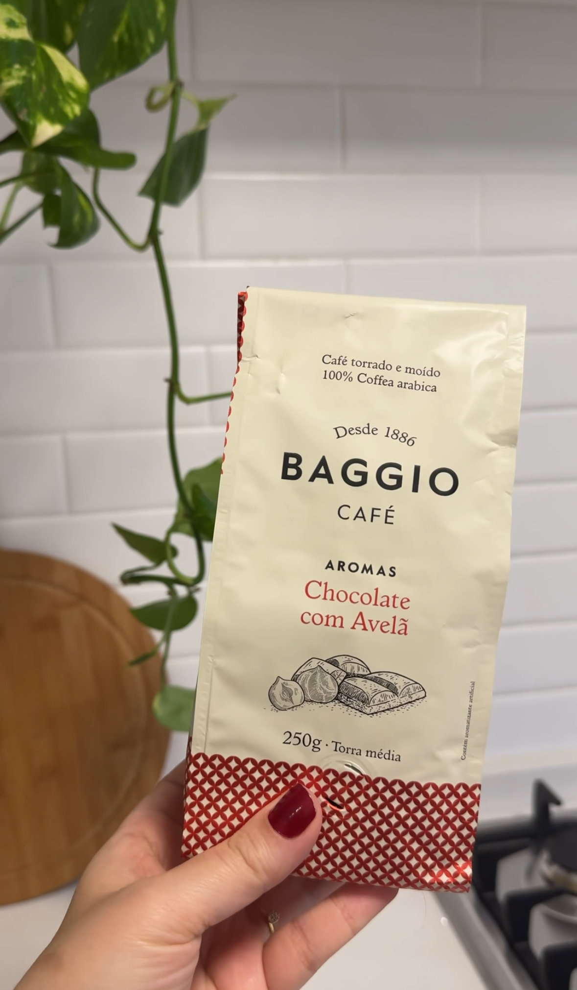Café Aromatizado Baggio Chocolate com Avelã | Cupom Baggio: MAINA