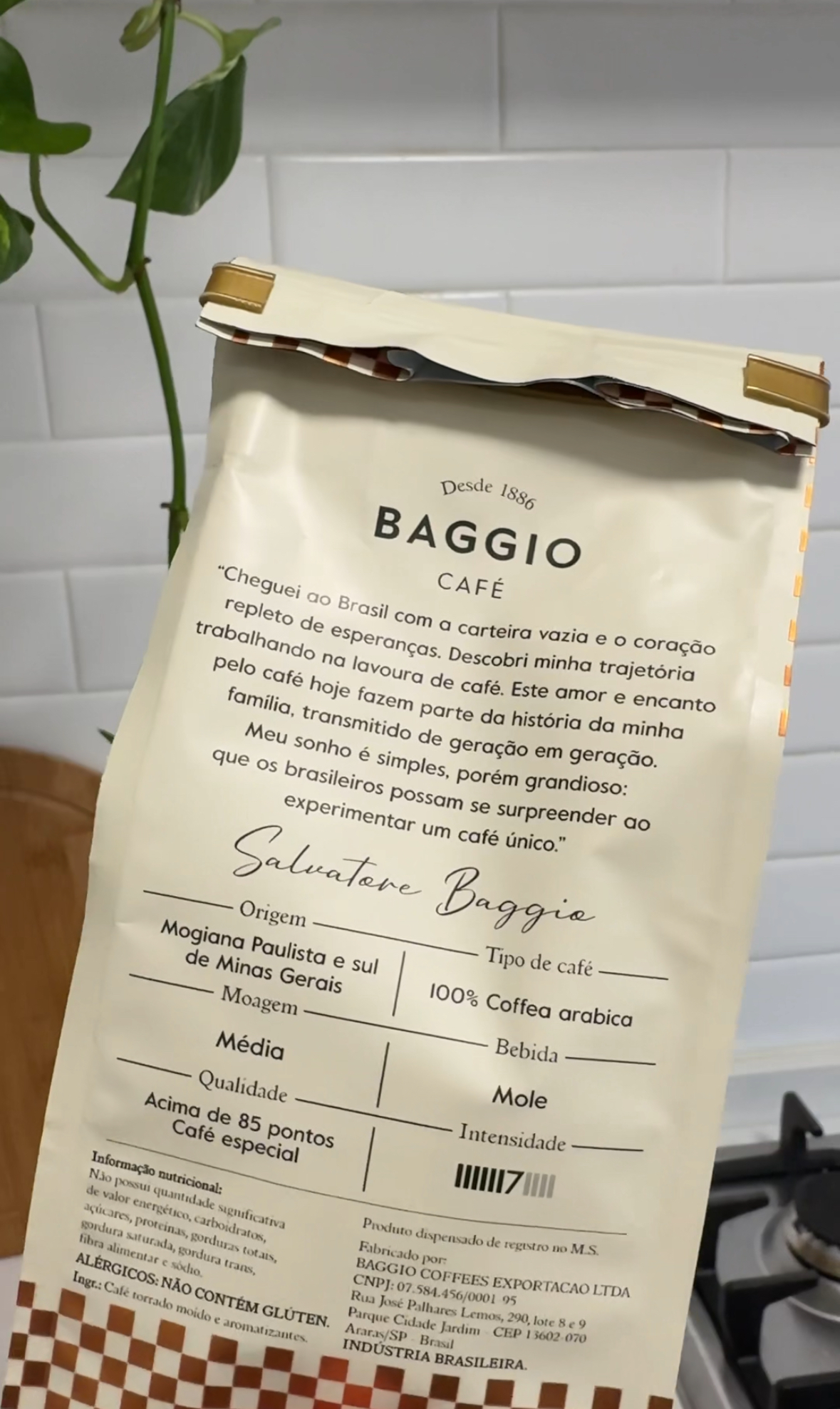 Café Aromatizado Baggio | Cupom Baggio: MAINA