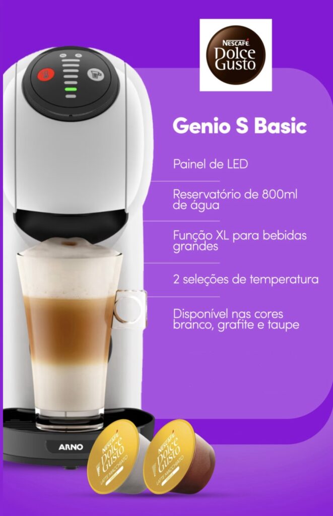 Cupom Dolce Gusto Genio S Basic MAINABELLI