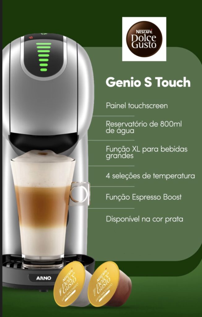 Cupom Dolce Gusto Genio S Touch: MAINABELLI