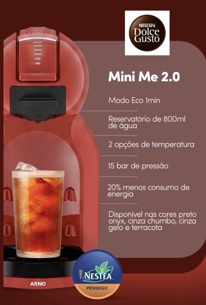 Cupom Dolce Gusto Mini Me 2.0 MAINABELLI