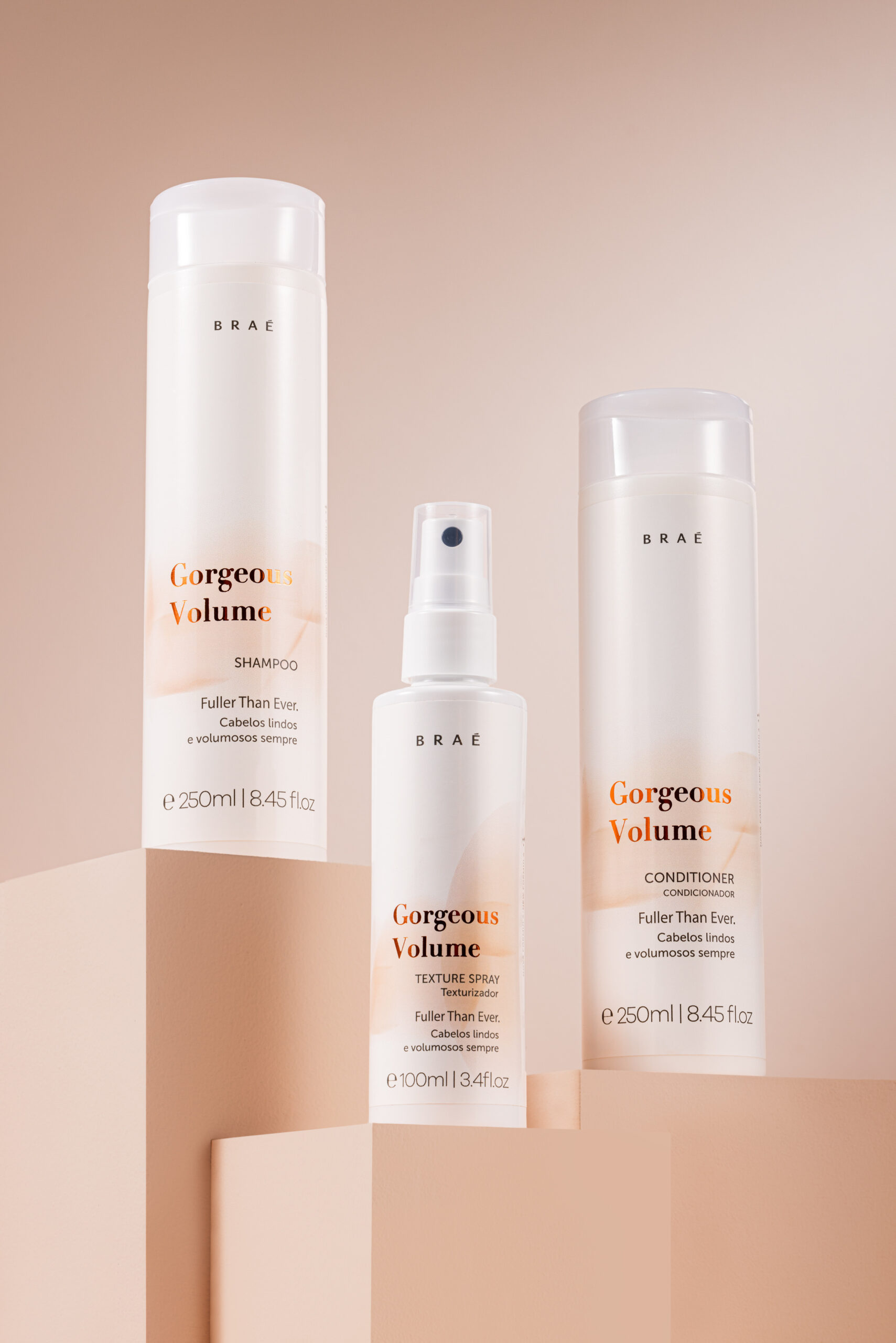 Linha Gorgeous Volume Braé | Cuidados com os Cabelos | Cupom Braé: MAINA