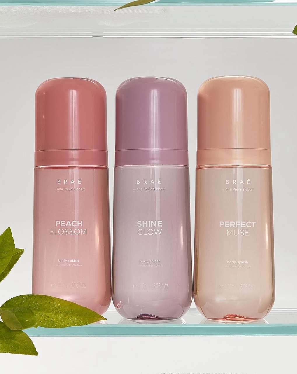 Body Splash Braé by Ana Paula Siebert: Peach Blossom, Shine Glow e Perfect Muse | Cupom Braé: MAINA